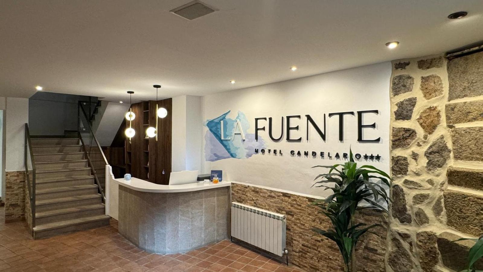 Hospedium Hotel La Fuente กันเดลาริโอ ภายนอก รูปภาพ